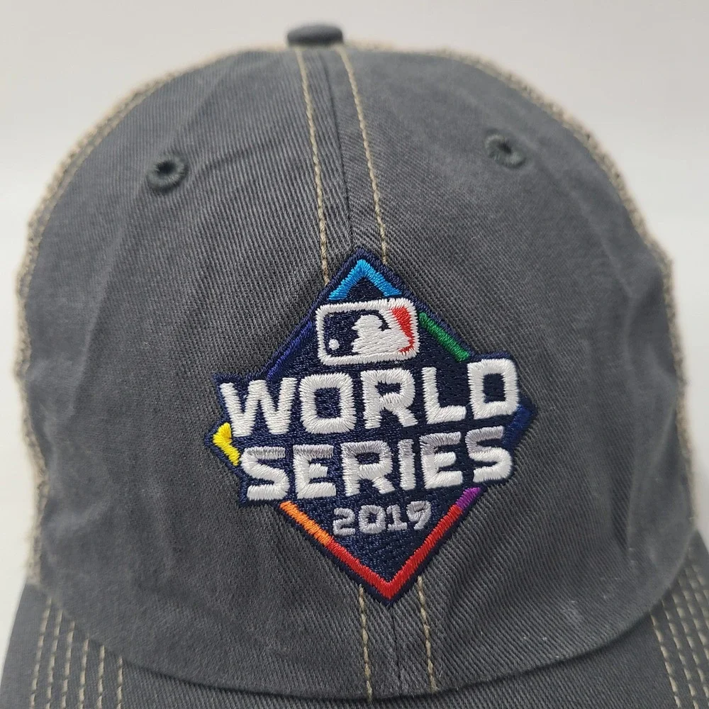 Houston Astros Hat Snapback Trucker Mesh 47 Brand Gray Tan MLB World Series 2019